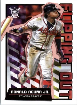 2020 Topps Big League Flipping Out #FO2 Ronald Acuna Jr. - NM-MT - Image 1 of 2