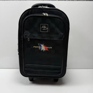 Pierre Balmain Paris Semi Rigid Wheeled Trolley Carry Case Trunk Luggage Holiday - Picture 1 of 24