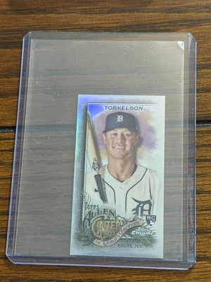 Spencer Torkelson 2022 Allen & Ginter Chrome Mini Refractor 208 Rookie Rc Tigers - Image 1 of 2