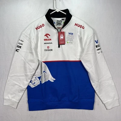 Visa Cash App RB 2024 F1 Racing Hadjar 1/4 Zip Sweatshirt Large Hugo Boss NWT - Image 1 of 4