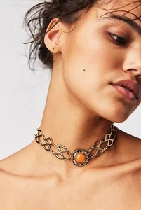 Free People Riders In The Sky Choker Necklace NWT $30 - Picture 1 of 21