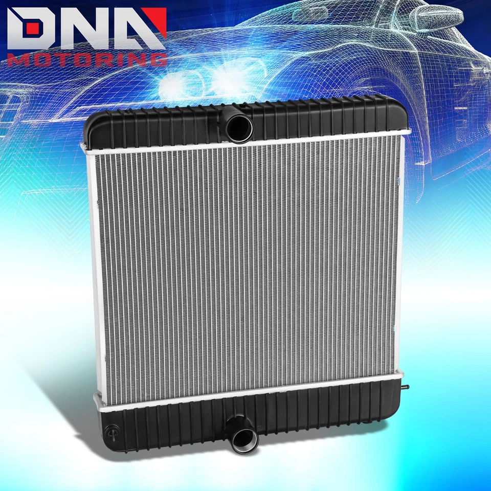 Radiador de 2 filas de aluminio para International 3200 4200 4300/Ford F650 750 2002-2007 Foto 1 de 4