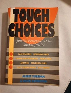 Tough Choices: Jewish Perspectives on Social Justice by Vorspan & Saperstein - Imagen 1 de 10