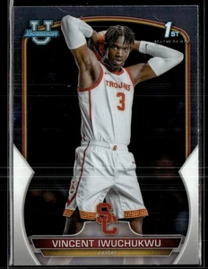 2022-23 Bowman University Chrome #92 Vincent Iwuchukwu Basketball Card 3302I - Picture 1 of 2