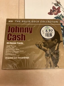 Johnny Cash The Solid Gold Collection 2 x CD Box Set - New Sealed - Free Postage - Picture 1 of 2