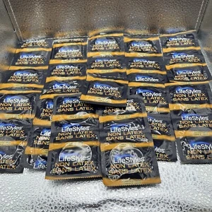 Lifestyle Condoms (25) Non Latex Free Lubricated 2025-09-30. FREE SHIPPING. - Picture 1 of 3