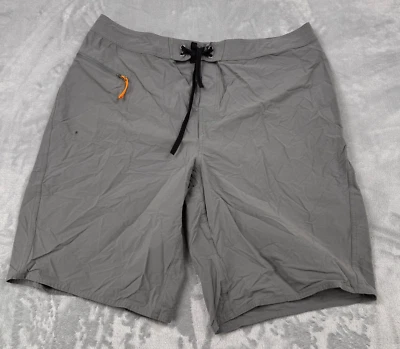 Baúl de baño Orvis para hombre 38 gris trucha trasero aire libre trajes de baño bolsillos con cordón Foto 1 de 4