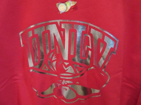 UNLV Mascot Foil Crew New Sweatshirt Mens Large Red New Cover