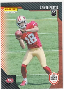 2018 Panini Instant NFL Rookie Premier #16 Dante Pettis RC 49ers /207 - Bild 1 von 1