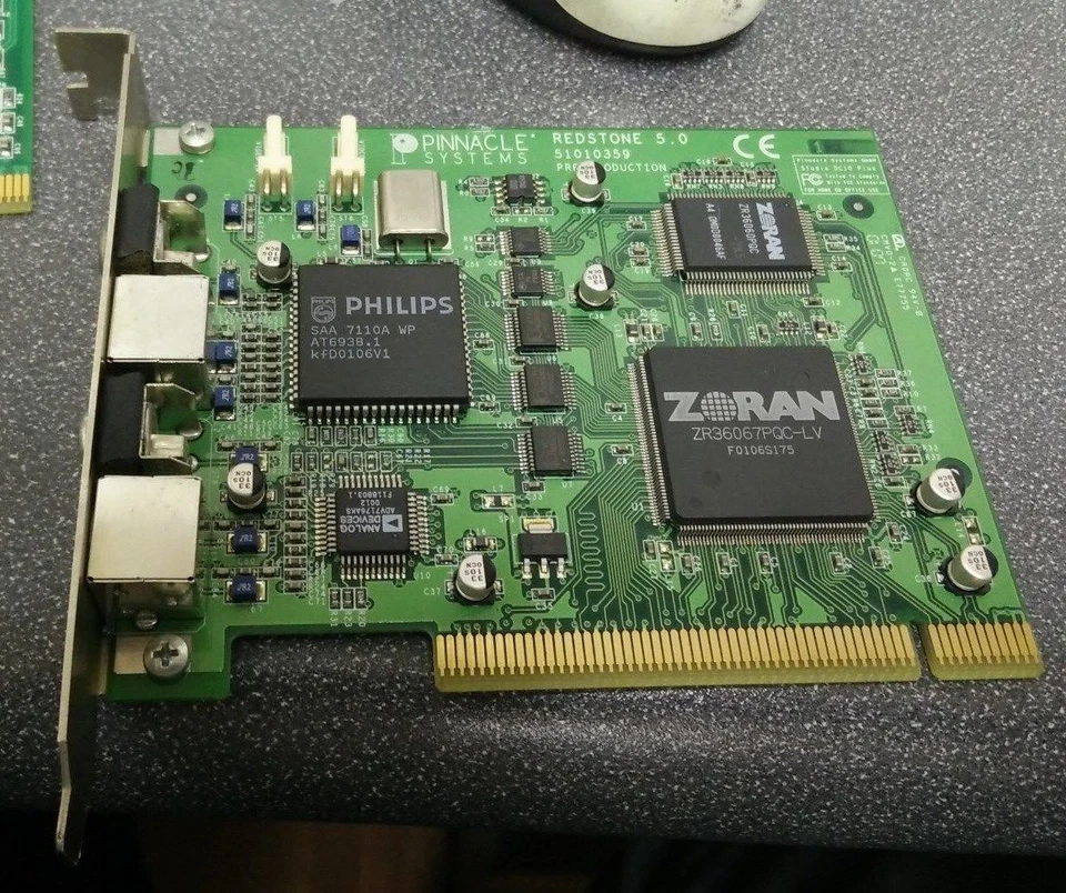 PINNACLE SYSTEMS REDSTONE 5.0 51010359 PCI VIDEO CAPTURE CARD  - Image 1 of 1