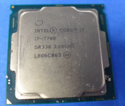 Intel Core i7-7700 4 Cores 3.6GHz 8MB 8 GT/s65W LGA 1151 SR338 - Image 1 of 3