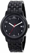88 Rue Du Rhone 87WA120025 Men's Double 8 Origin Black Dial Steel Bracelet Watch