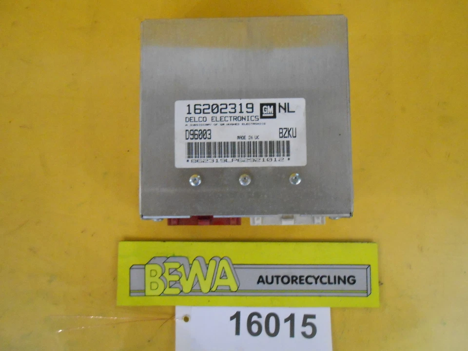 Centralina/Motore Opel Vectra B 16202319NL n.16015/E - Immagine 1 di 1