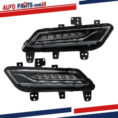 Passenger+Driver Side LED Fog Lights Driving Lamp Fit For 2013-2016 Lincoln MKZ Foto 1 de 4