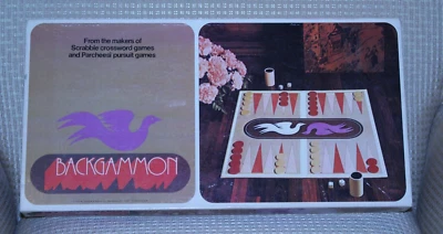 Vintage Backgammon Board Game 1975 S and R Games Classic Strategy Complete - Image 1 of 4