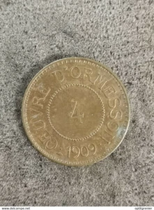 RARE OEUVRE D'ORMESSON 4 / Essai de monnayage III° République Epreuve de Lemaire - Picture 1 of 2