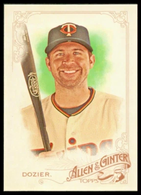 2015 TOPPS ALLEN AND GINTER #156 BRIAN DOZIER MINNESOTA TWINS - Image 1 of 2