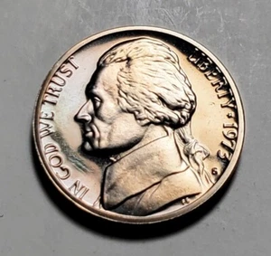 1973 S  JEFFERSON NICKEL PROOF UNC #C5854 - Picture 1 of 2