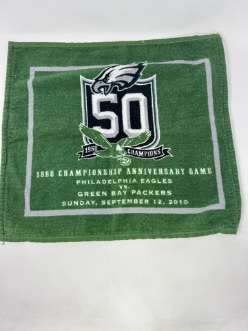 Eagles Rally Towel 1960 50 year anniversary Championship 9/12/2010 Cover
