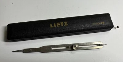 Vintage The Lietz Company Compass 3043-06 Drafting With Case Made in Germany - Image 1 of 4