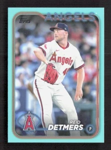 Reid Detmers 2024 Topps Series 1 AQUA Parallel Fanatics #137 - Foto 1 di 2