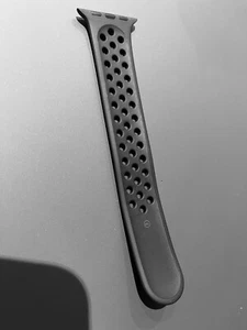 Genuine Original Apple Watch Nike Sport 40mm M/L Band Anthracite Black Half Band - Picture 1 of 3