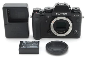 【FAST UNBENUTZT】Fuji Fujifilm X-T1 Schwarz Spiegellose Digitalkamera Body - Bild 1 von 12