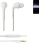 Earphones pour Sony Xperia PRO-I in ear headset stereo blanc