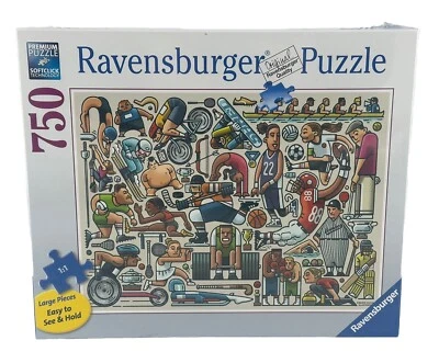 "Rompecabezas Ravensburger Athletic Fit Sports 750 piezas nuevo 31,5"" X 23,5""" Foto 1 de 4