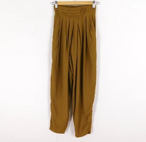 Pantalón Harén Ocre Vintage Talla 8/10 Años 80 Boutique - Imagen 1 de 6