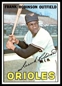 1967 Topps #100 Frank Robinson HOF Baltimore Orioles EX-EXMINT NO RESERVE!