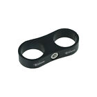 Dual Hose Clamp Bracket / Separator 25,4mm (1") - satin black | BOOST products