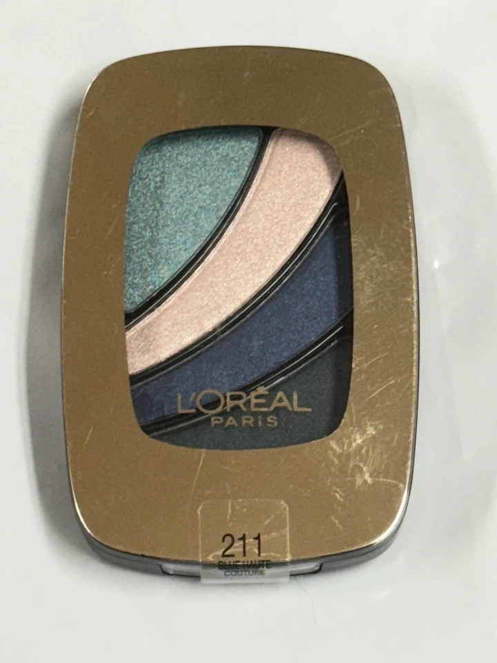 L'Oreal Paris Colour Riche / Dual Effects Eyeshadow! # 211 BLUE HAUTE COUTURE - Image 1 of 1