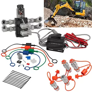 DV5008RAG Elettrovalvola idraulica con interruttore a dondolo e kit accoppiatore AG - Foto 1 di 8