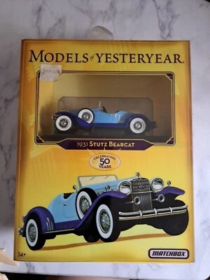  Matchbox Models of Yesteryear 1931 Stutz Bearcat Y-14/b K1879 (WLD70) - Image 1 of 4