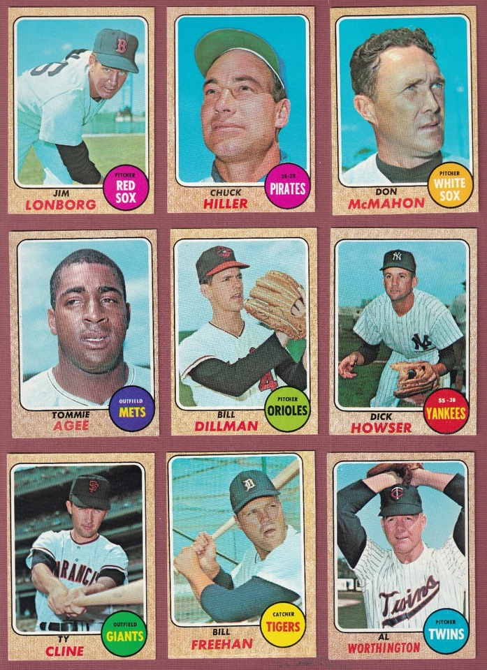 1968 Topps Baseball (458-533) * You Pick * Conditions Listed - Image 1 of 1