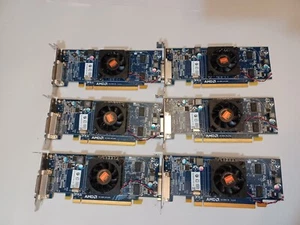 Lot of 6 Dell AMD Radeon HD 6350 512MB GDDR3 Graphics Card Low Profile 0HFKYC - Picture 1 of 6