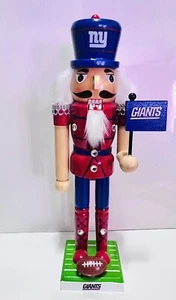 New York Giants 12" Masterpieces Nutcracker NFL  Team Holiday Christmas Decor - Picture 1 of 10