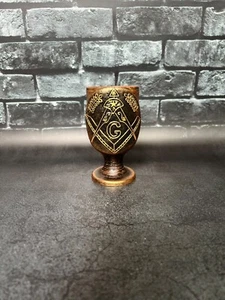 Freimaurer Kelch Freimaurer Ritual Tasse Freimaurerloge Deko Altar HANDARBEIT - Bild 1 von 9