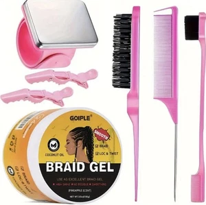 Goiple Braid Gel & Styling Kit Magnetic Needle Wristband & Styling Comb - Picture 1 of 8