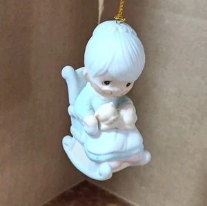 PRECIOUS MOMENTS E-0516 THE PURR-FECT GRANDMA 1983 ORNAMENT P28 - Picture 1 of 1