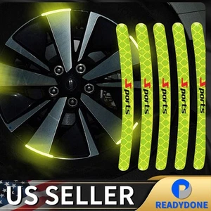 20PCS Reflective Car Wheel Hub Decal Tire Rim Strip Luminous Sticker Accessories - Imagen 1 de 8