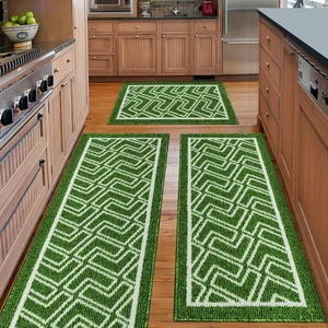 Non Slip Washable Kitchen Mats for Floor 3 Piece Set, Machine Washable Kitche... - Picture 1 of 7