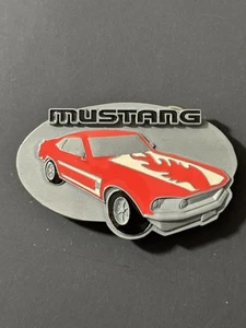 Hebilla de cinturón de metal vintage Ford Mustang - Imagen 1 de 6