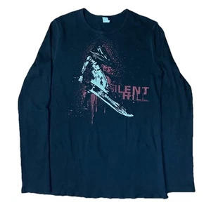 Silent Hill Vintage Horror Video Game 2001 Official Licensed Thermal Shirt Large - Picture 1 of 9