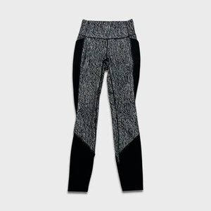 Jacquard ajustado físico Lululemon traje Luon para mujer talla 4 negro blanco yoga - Imagen 1 de 9