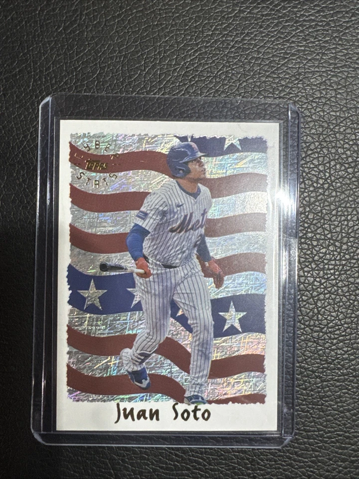 Archivo Topps 2025 - Juan Soto Cyberstats #95C-10 Mets Foto 1 de 2