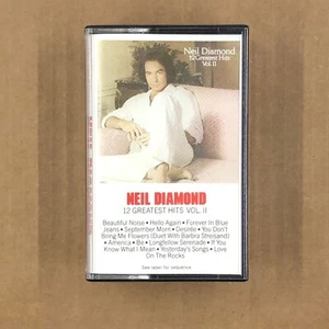 NEIL DIAMOND Cassette Tape GREATEST HITS VOL 2 Pop Rock FOREVER IN BLUE JEANS - Picture 1 of 5