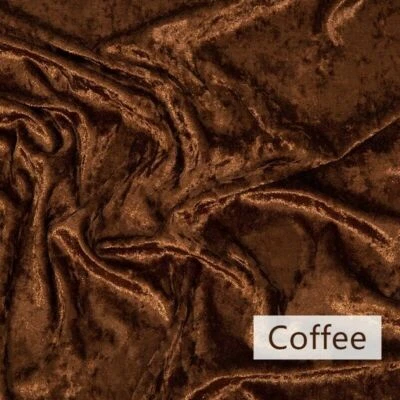 Velvet Fabric Shiny Retro DIY Material for Dress Curtain Table Cloth Show Trim - Image 1 of 4