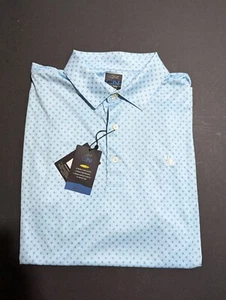 NWT MEN'S GREG NORMAN POLO, SIZE: L, COLOR: LIGHT BLUE/GRAY (M5) - Picture 1 of 2